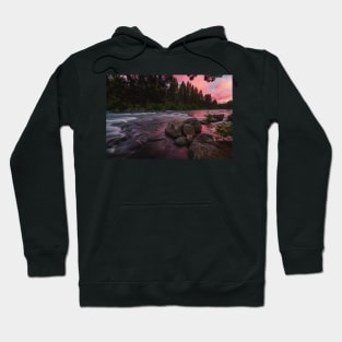 Sunset at the River Hoodie